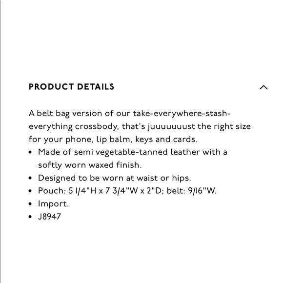 Madewell the simple pouch belt bag - Picture 5 of 8